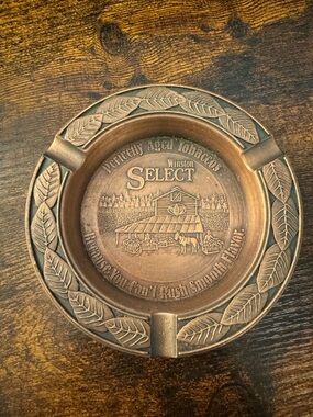 Vintage Winston Select Copper Tone Ashtray